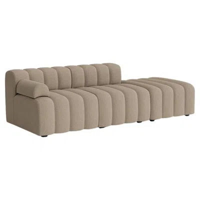 Pre-owned Norr11 'studio' Sofa By , Modular Sofa, Setup 1, Savane Coconut (outdoor) In Brown