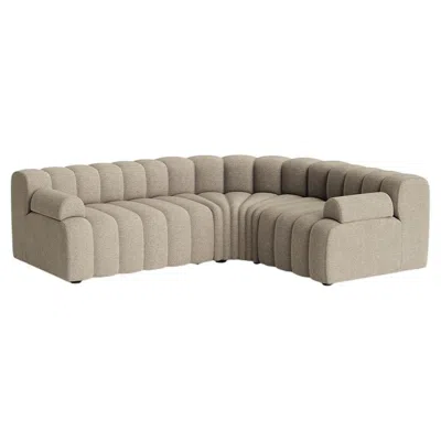 Pre-owned Norr11 'studio' Sofa By , Modular Sofa, Setup 4, Grey In Gray