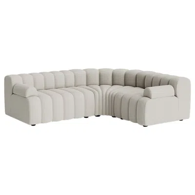 Pre-owned Norr11 'studio' Sofa By , Modular Sofa, Setup 4, Whisper (outdoor) In Gray
