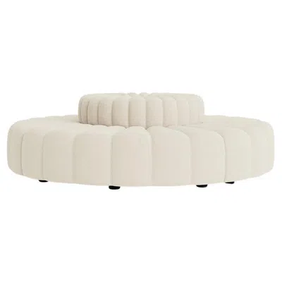 Pre-owned Norr11 'studio' Sofa By , Modular Sofa, Setup 7, Barnum Bouclé 24 In Sand