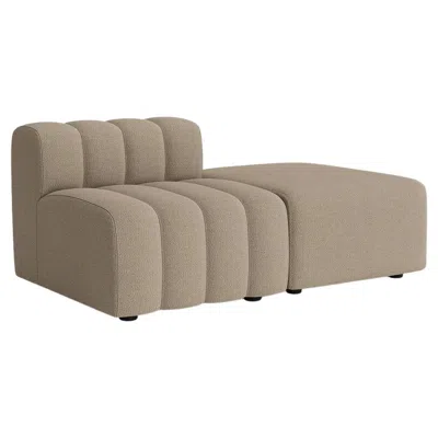 Pre-owned Norr11 'studio' Sofa Outdoor By , Modular Sofa, Setup 2, Coconut In Brown
