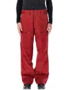 Norrona Dark Red Lofoten Ski Pant In Red