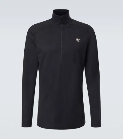 Norrona Norrøna Femund Wool Half-zip Ski Top In Black