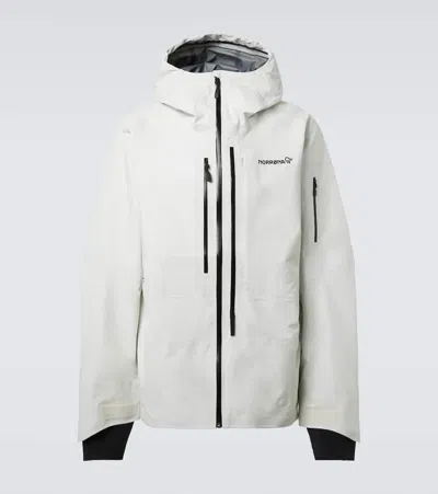 Norrona Norrøna Lofoten Hooded Ski Jacket In White