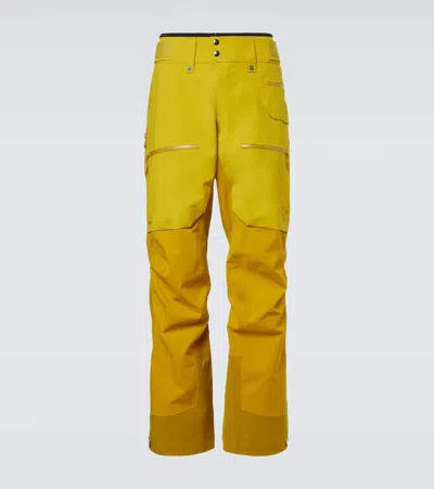Norrona Norrøna Lofoten Ski Pants In Yellow