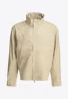 Norse Projects 3l Waterproof Stand Collar Jacket In White