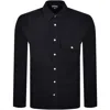 Norse Projects Algot Micro Cord Shirt Navy In Blue