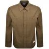 Norse Projects Algot Ripstop Relaxed Shirt Brown In Multi
