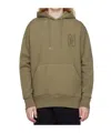 Norse Projects Arne Hooded Hoodie In Gray