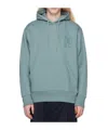 Norse Projects Arne Hooded Hoodie In Green
