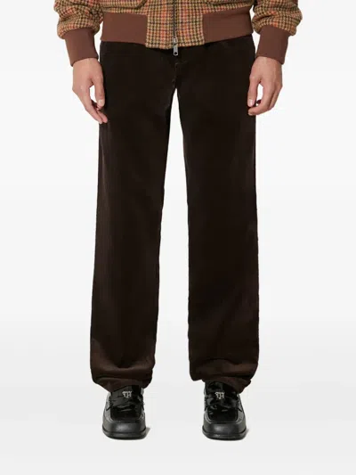 Norse Projects Aros Corduroy Trousers In Brown