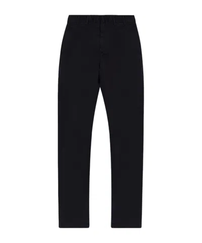 Norse Projects Aros Cotton Tapered Trousers In Black