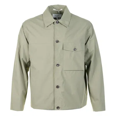 Norse Projects Arresskov Windstopper Overshirt Vetiver In Green