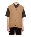 Norse Projects Brown August Vest In Nude