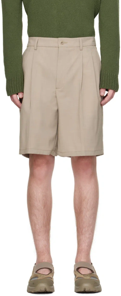 Norse Projects Beige Benn Shorts In Light Khaki
