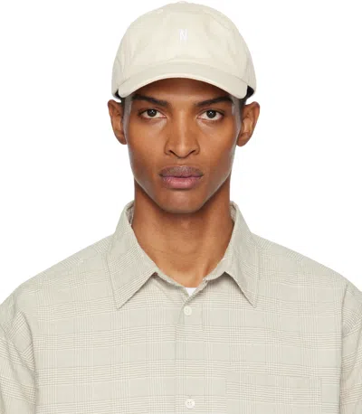 Norse Projects Beige Twill Sports Cap