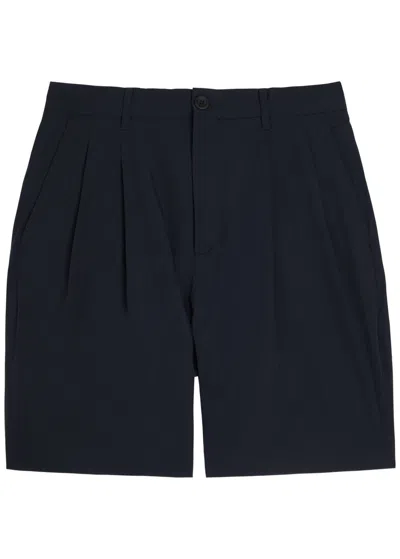 Norse Projects Benn Travel Shell Shorts In Blue