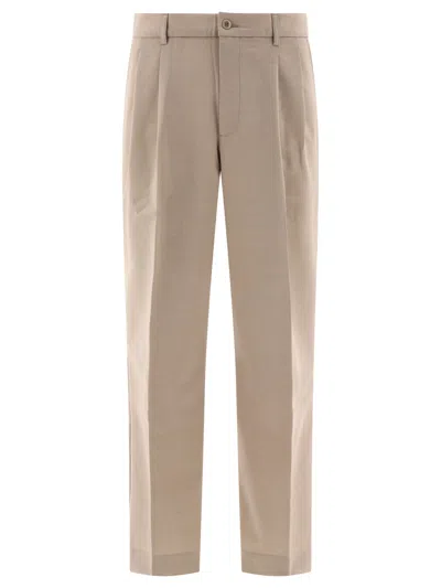 Norse Projects Beige Benn Trousers In Light Khaki