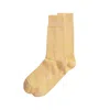 Norse Projects Bjarki Heavy Cotton Twist Sock Warm Yellow In Yellow