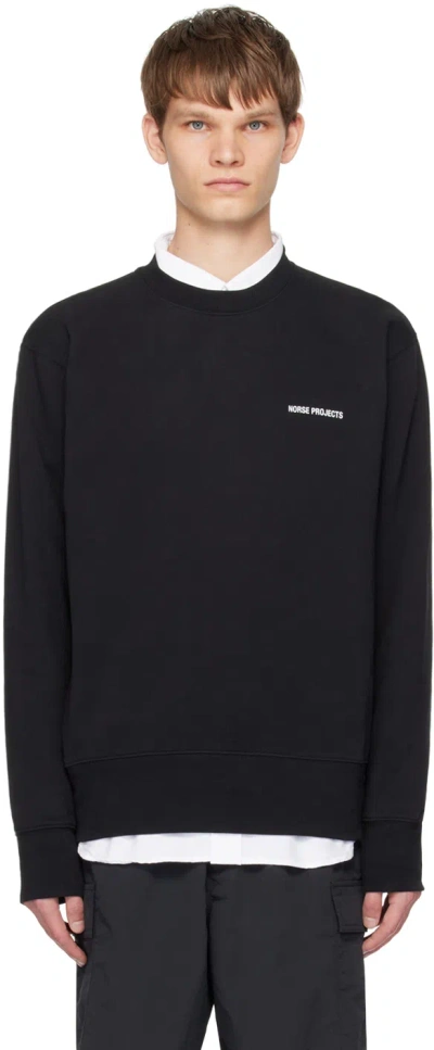Norse Projects Black Arne Sweatshirt