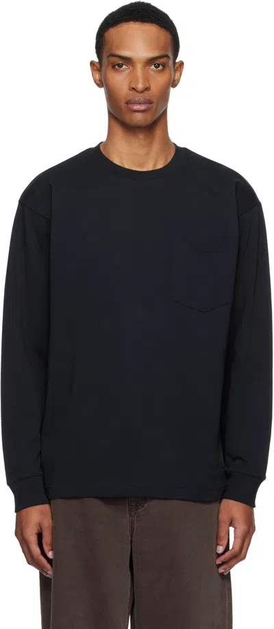 Norse Projects Black 'norse' Standard Heavy Loose Ls T-shirt
