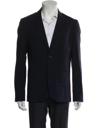 Pre-owned Norse Projects Blazer In Black/blue