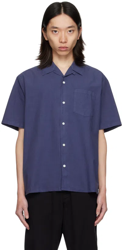 Norse Projects Blue Carsten Shirt In Calcite Blue