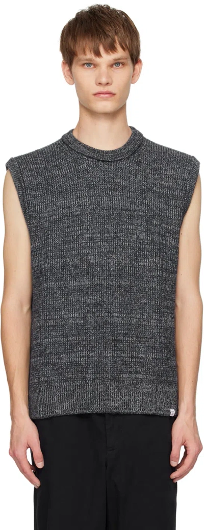 Norse Projects Blue Manfred Vest In Scoria Blue