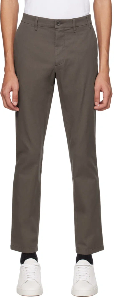 Norse Projects Brown Aros Trousers In Heathland Brown