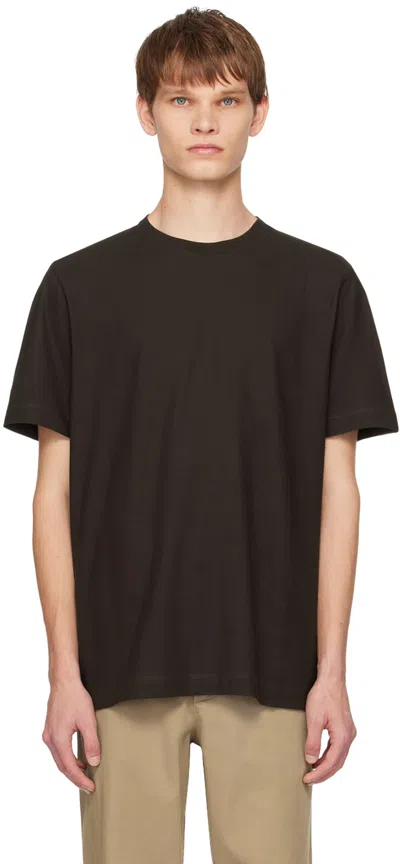 Norse Projects Brown Jakob T-shirt In Espresso