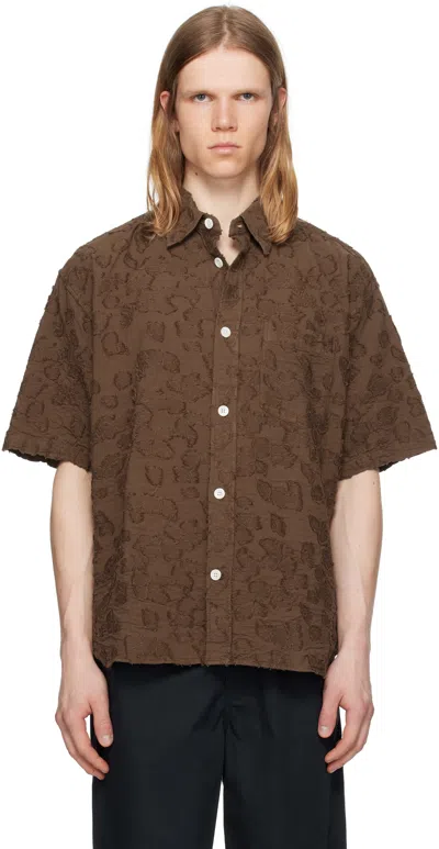 Norse Projects Brown Mo Oversized Fil Coupe S/s Shirt