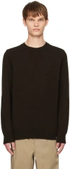 Norse Projects Brown Sigfred Sweater In Truffle