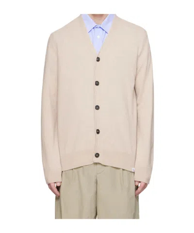 Norse Projects Button-down Cardigan In Nude