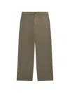 Norse Projects Button Patch Trousers In Green