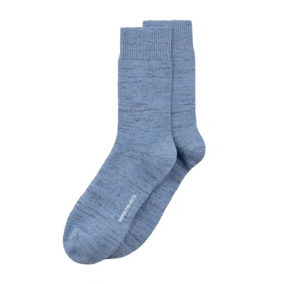 Norse Projects Bykle Heavy Cotton Twist Sock Bel Air Blue