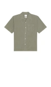Norse Projects Carsten Cotton Tencel Shirt In Green