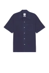 Norse Projects Hemd In Calcite Blue