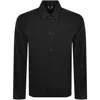 Norse Projects Carsten Cotton Wool Shirt Black In Black
