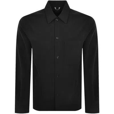 Norse Projects Carsten Cotton Wool Shirt Black