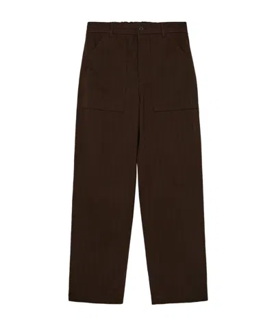Norse Projects Casual Pants With Belt Loops In Black
