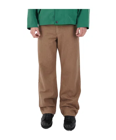 Norse Projects Casual Pants With Belt Loops In Brown