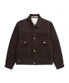 Norse Projects Collared Casual Jacket In Brown