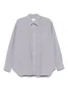 Norse Projects Purple Mo Cotton Tencel Shirt In Blue