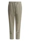 Norse Projects Ezra Relaxed Cotton Linen Trouser Trousers Green In Green