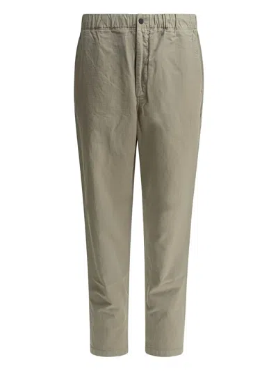 Norse Projects Cotton-blend Straight-leg Trousers In Green