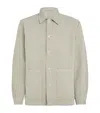 Norse Projects Cotton-linen Julian Overshirt In Green