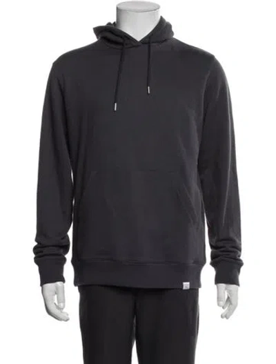 Pre-owned Norse Projects Crew Neck Long Sleeve Hoodie In Blue