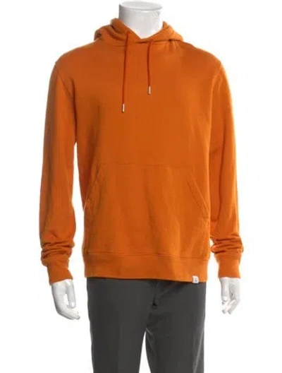 Pre-owned Norse Projects Crew Neck Long Sleeve Hoodie In Orange
