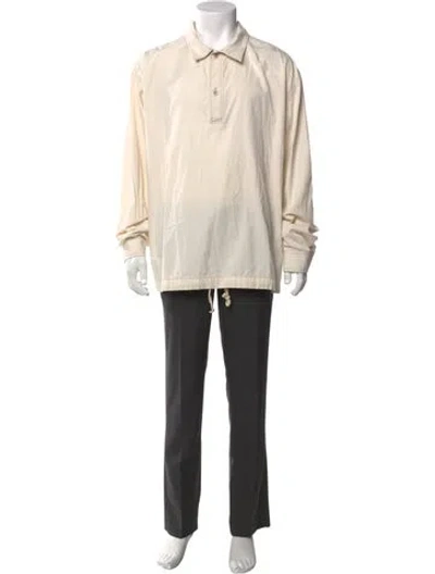 Pre-owned Norse Projects Crew Neck Long Sleeve Polo Shirt W/ Tags In Neutral