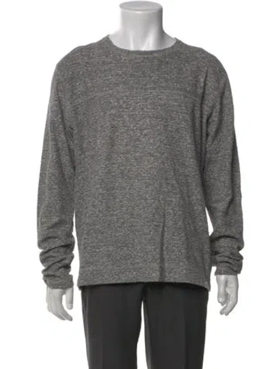 Pre-owned Norse Projects Crew Neck Long Sleeve Pullover In Gray